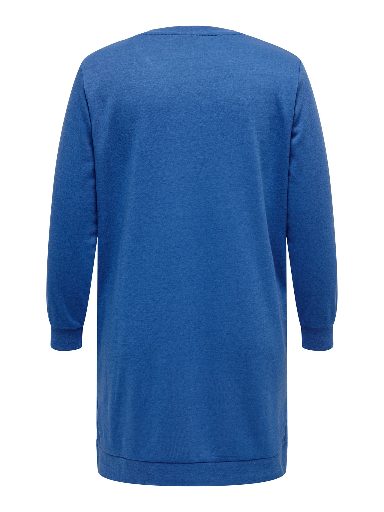 ONLY Oversized fit O-hals Lange jurk -Strong Blue - 15241143