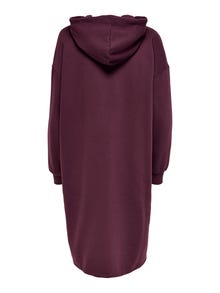 ONLY Sweatshirt Dress -Winetasting - 15241307