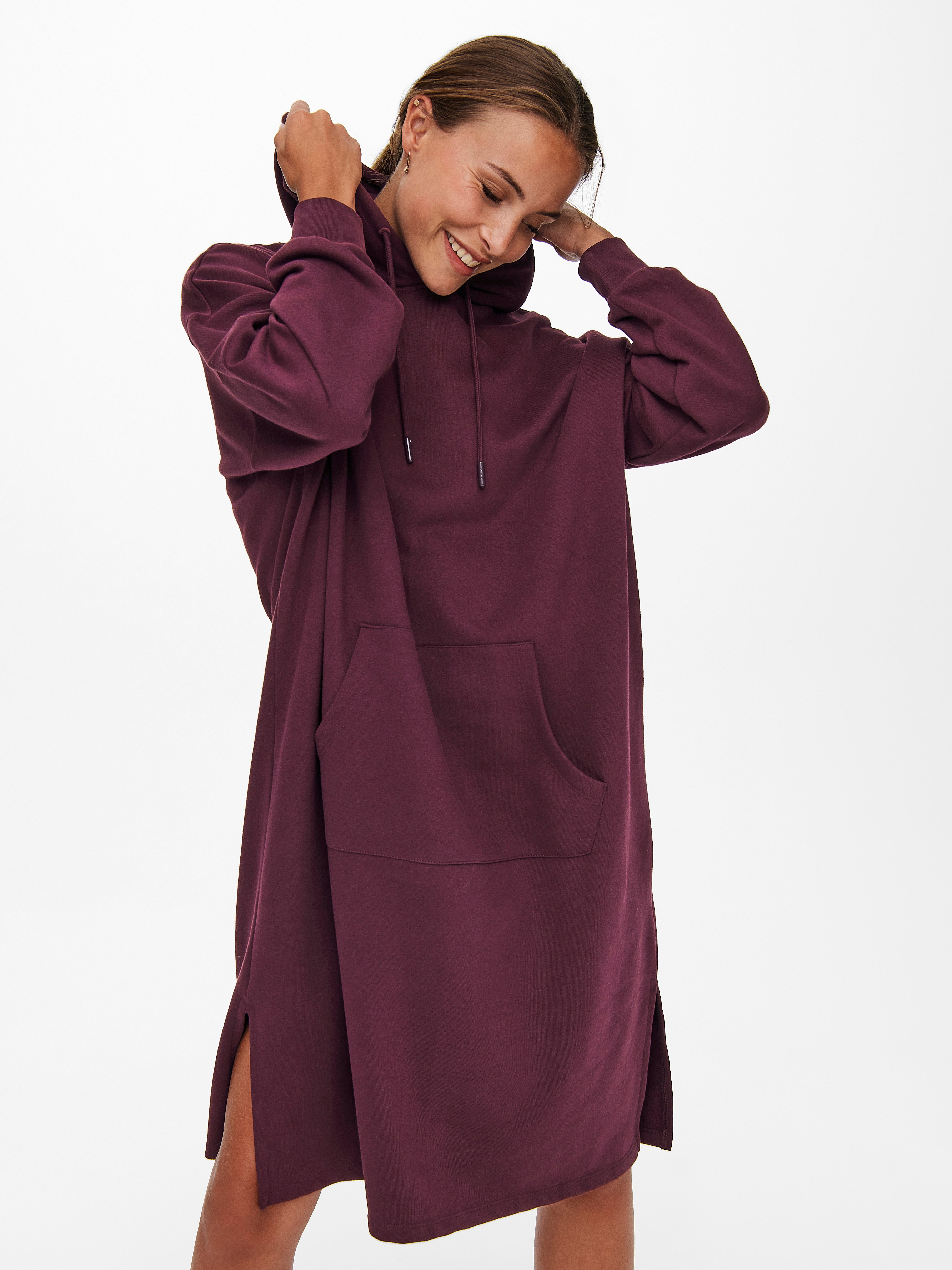 zara hoodie dress