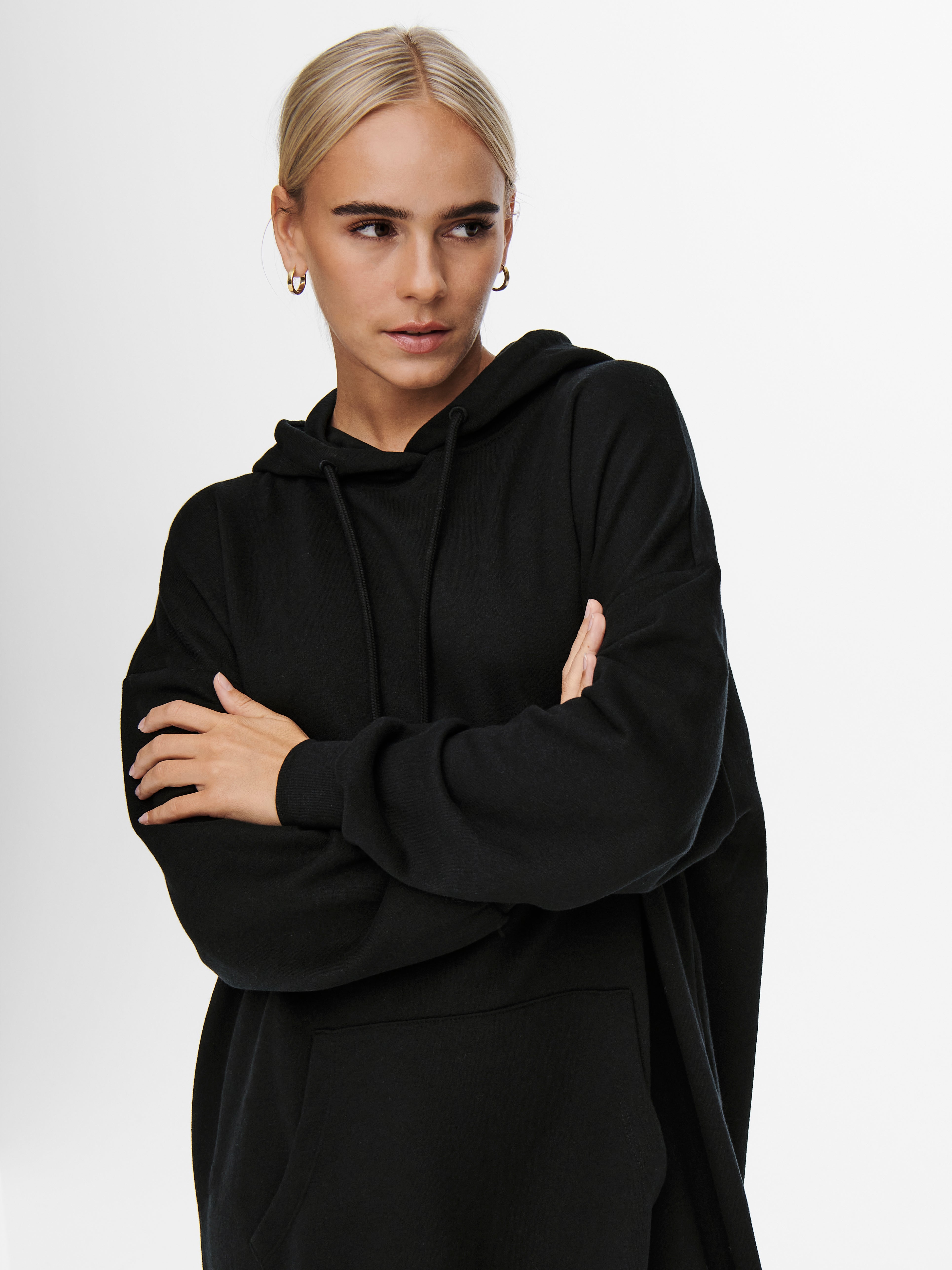 Sweatshirt Dress | Black | ONLY®