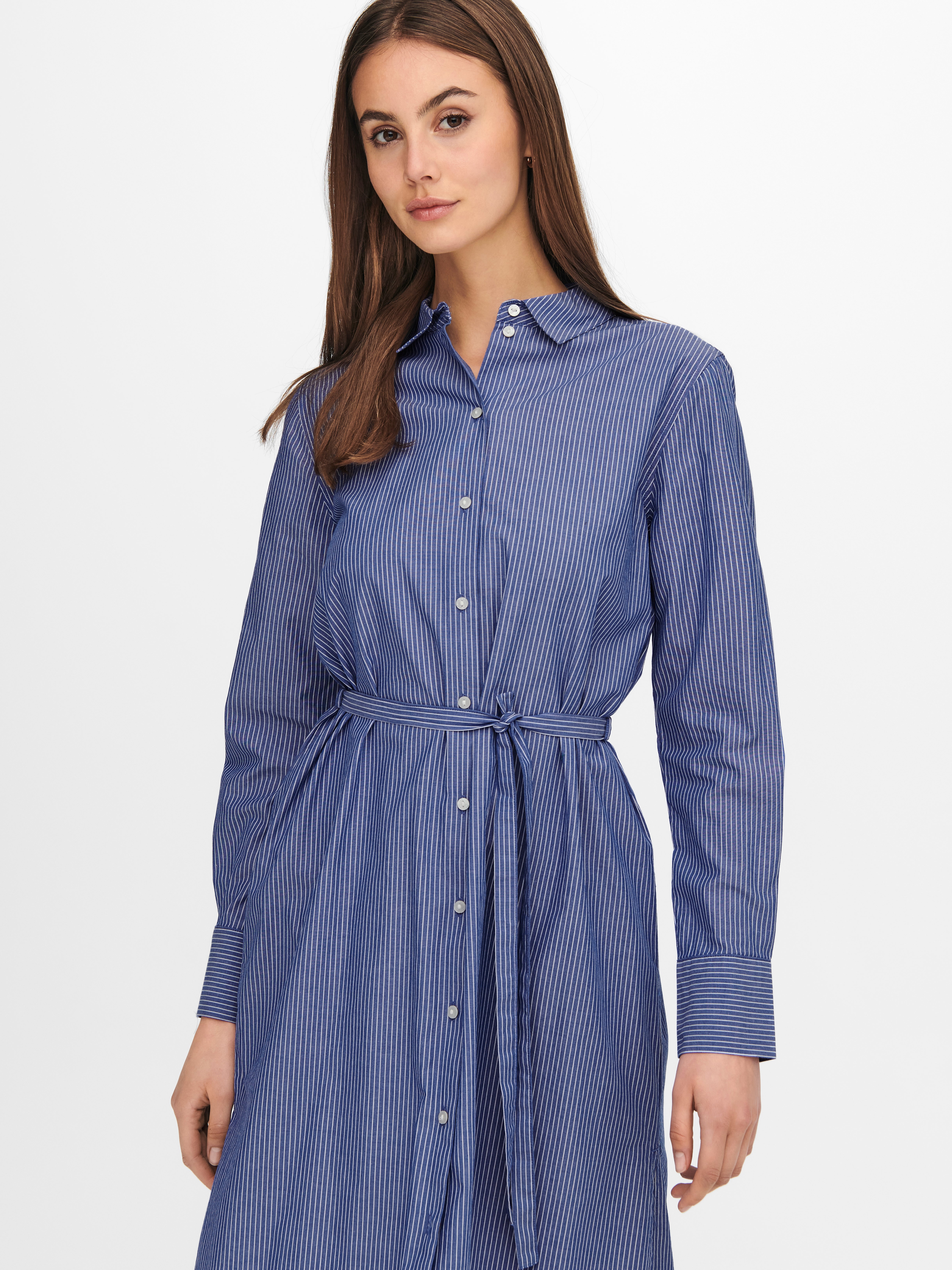 Solid Colored Shirt dress with 50 