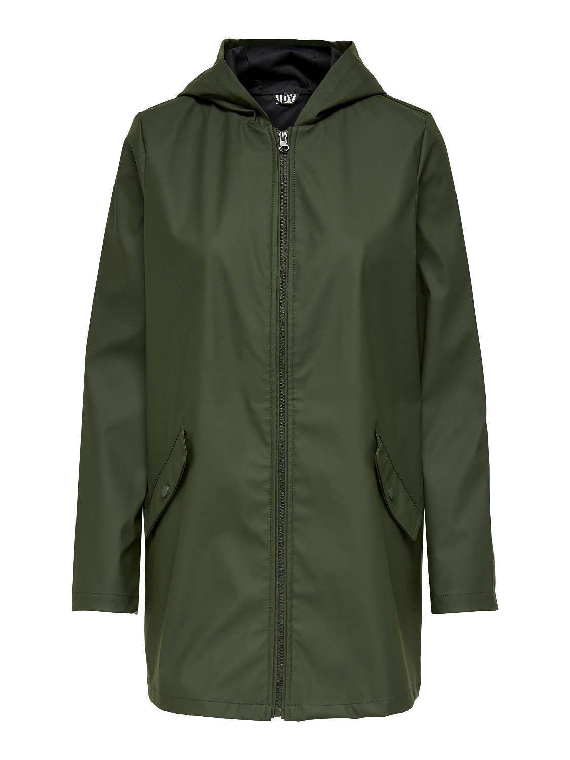 ONLY Hooded Rain jacket -Forest Night - 15241365