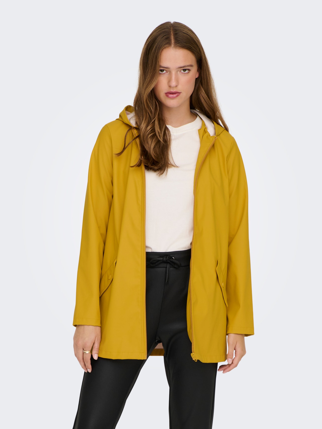 ONLY Capuchon Jas -Golden Yellow - 15241365