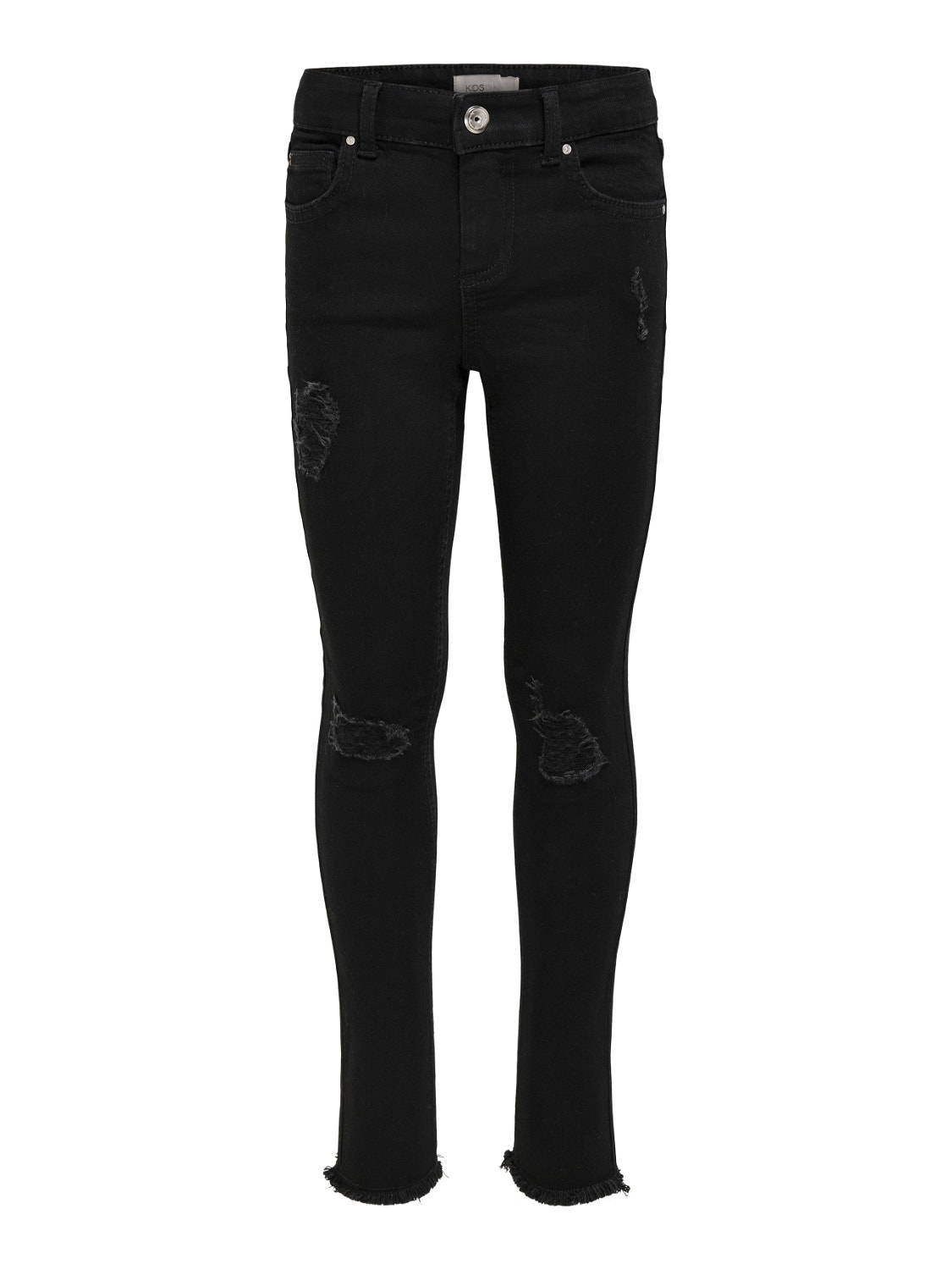 ONLY KONBlush life con roturas Jeans skinny fit -Black Denim - 15241444