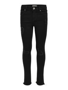 ONLY KONBlush life destroy Skinny fit jeans -Black Denim - 15241444