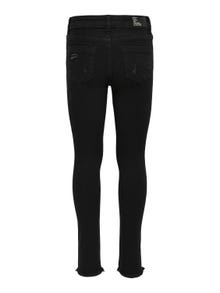 ONLY KONBlush life destroy Skinny fit-jeans -Black Denim - 15241444