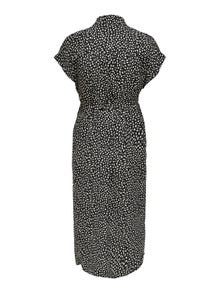 ONLY Loose fit Overhemd kraag Korte jurk -Black - 15242105