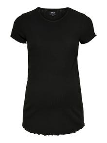 ONLY Normal geschnitten Rundhals T-Shirt -Black - 15242107