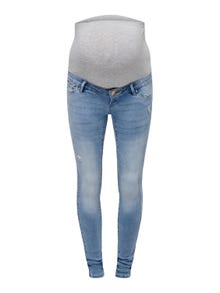 ONLY Jeans Skinny Fit Taille moyenne -Special Bright Blue Denim - 15242111