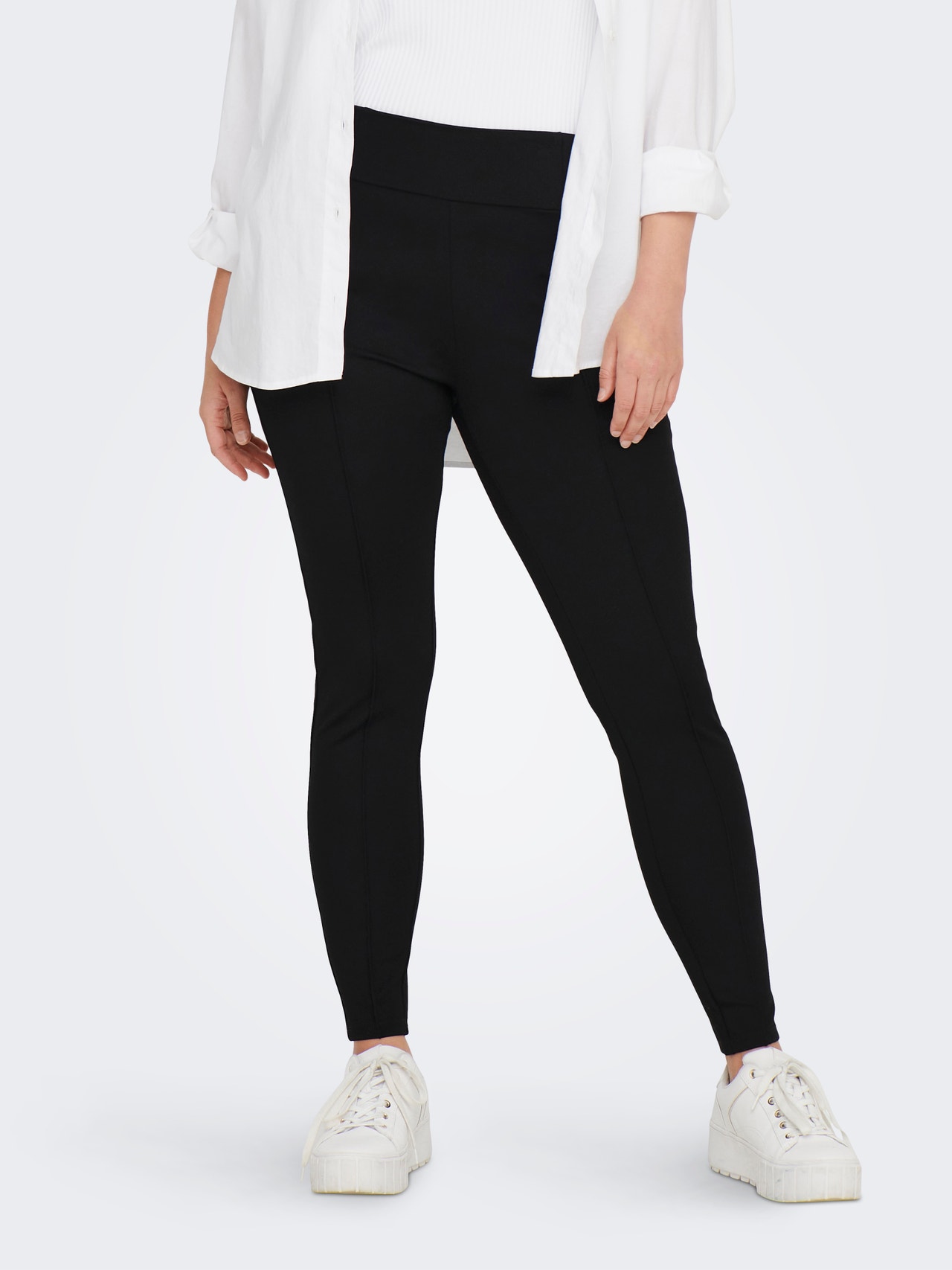 ONLY Skinny Fit Hohe Taille Leggings -Black - 15242198
