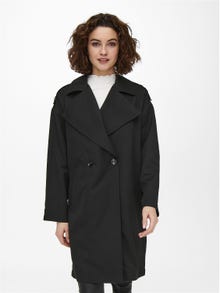 ONLY Hood Coat -Black - 15242289