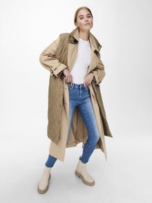 ONLY Double breasted Trenchcoat -Tannin - 15242306