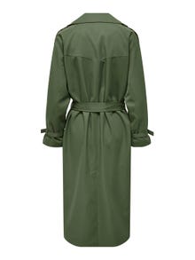 ONLY Double breasted Trenchcoat -Four Leaf Clover - 15242306