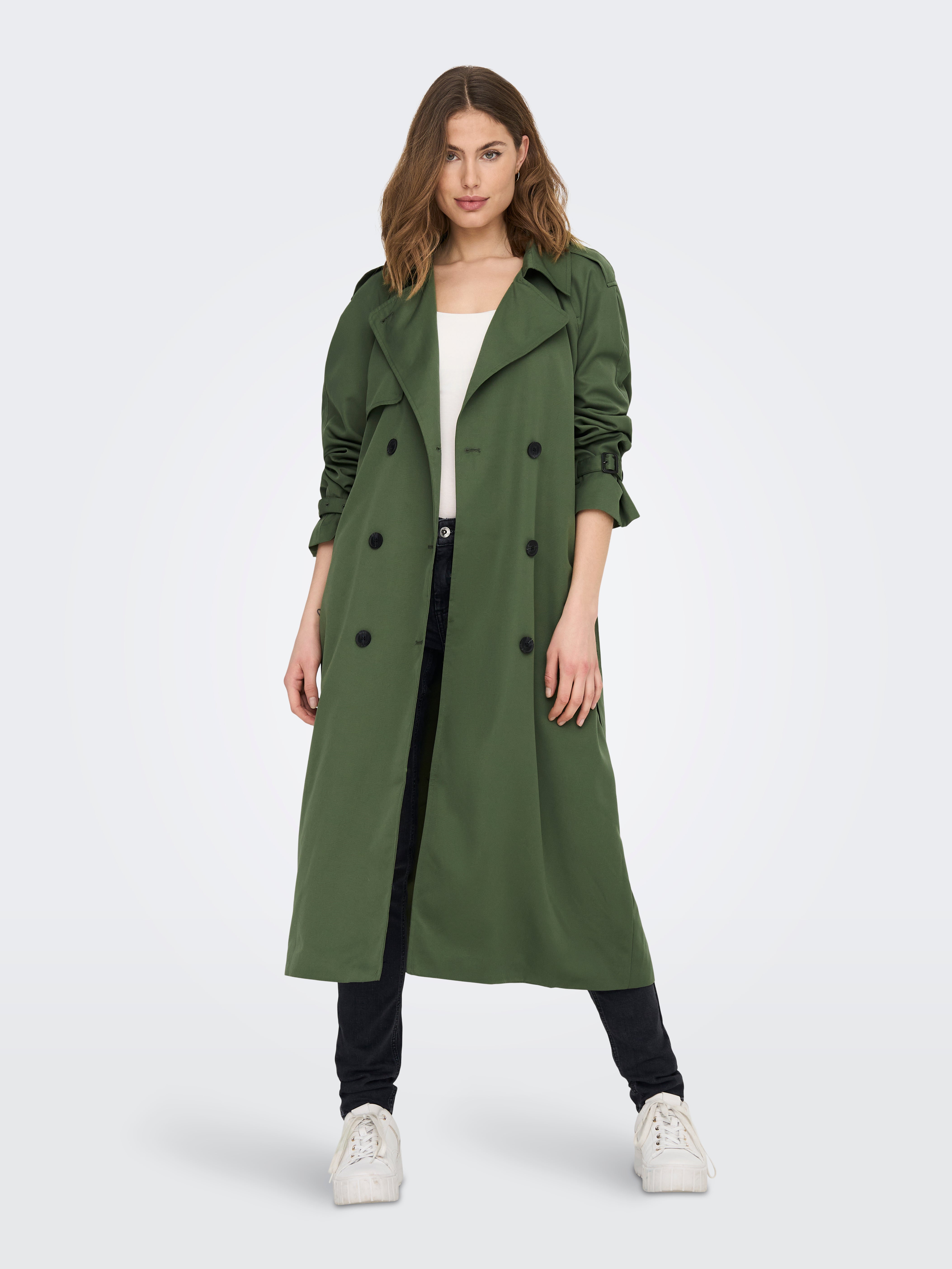 only-onlchloetrenchcoat-grun. 