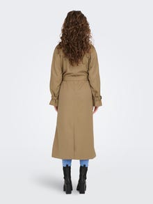 ONLY Double breasted Trenchcoat -Tigers Eye - 15242306