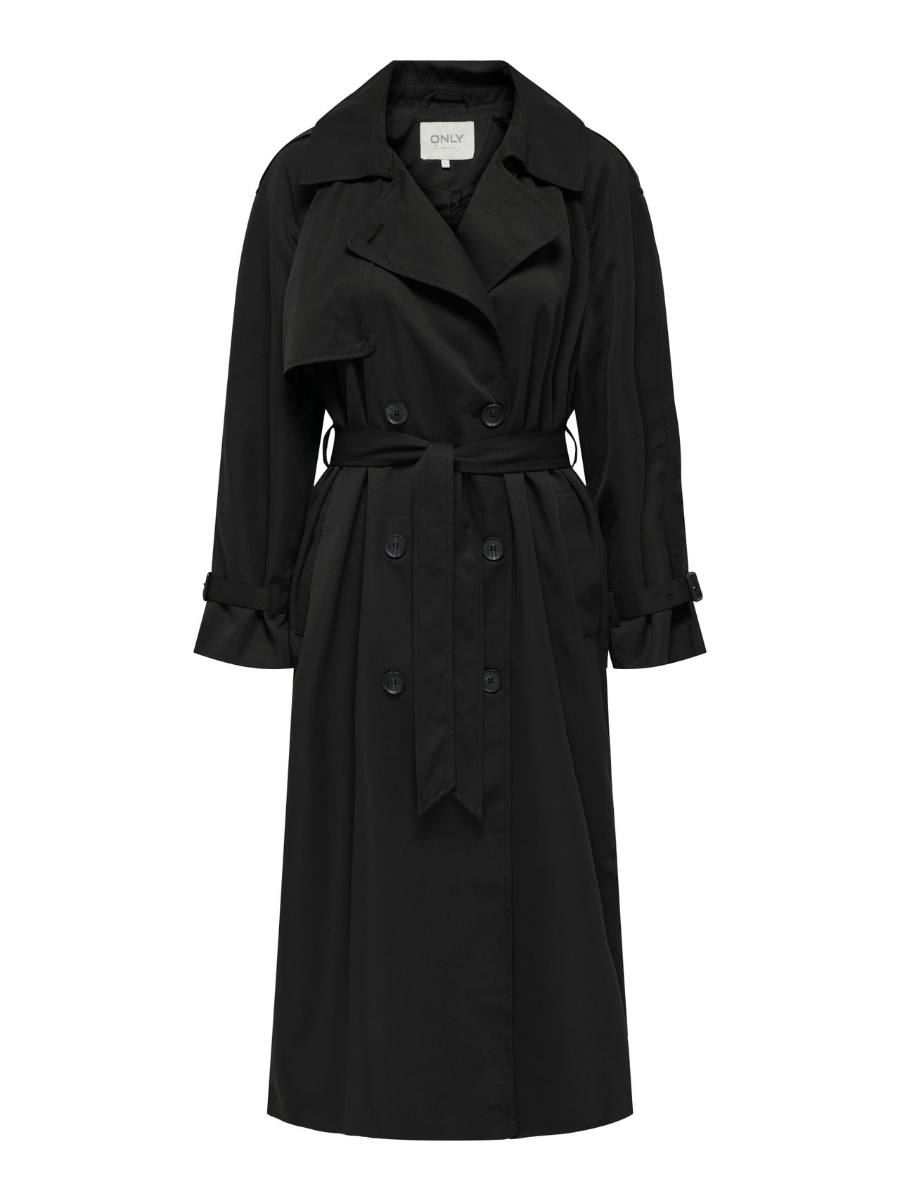 ONLY Double boutonnage Trench -Black - 15242306