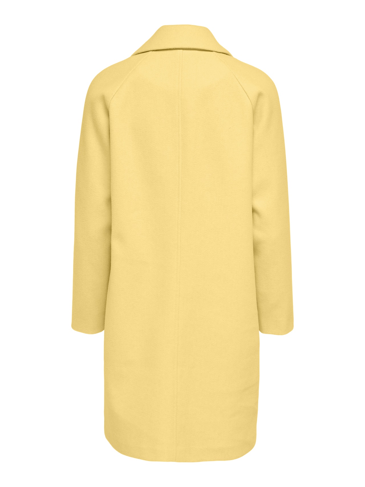 ONLY Reverse Coat -Pastel Yellow - 15242315