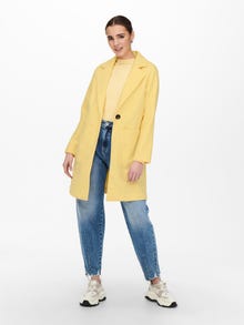ONLY Reverse Coat -Pastel Yellow - 15242315