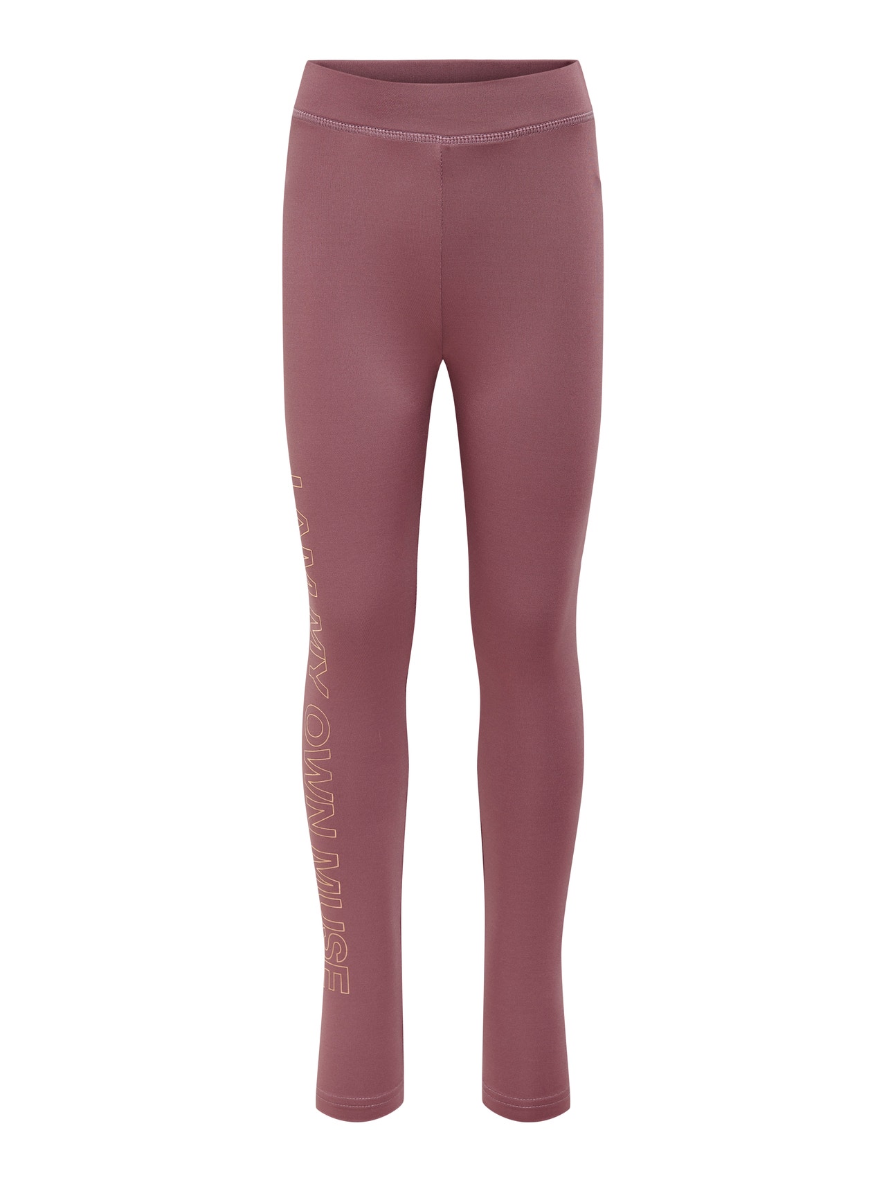 ONLY Couleur unie  Legging sport -Rose Brown - 15242341