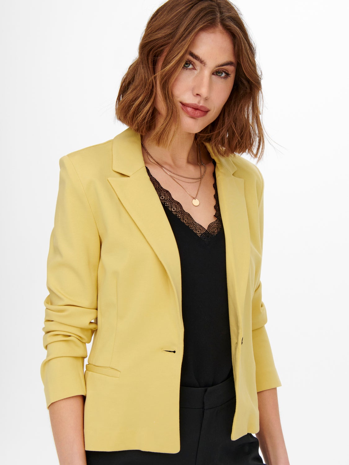 Short fit Blazer | Medium Yellow | ONLY®
