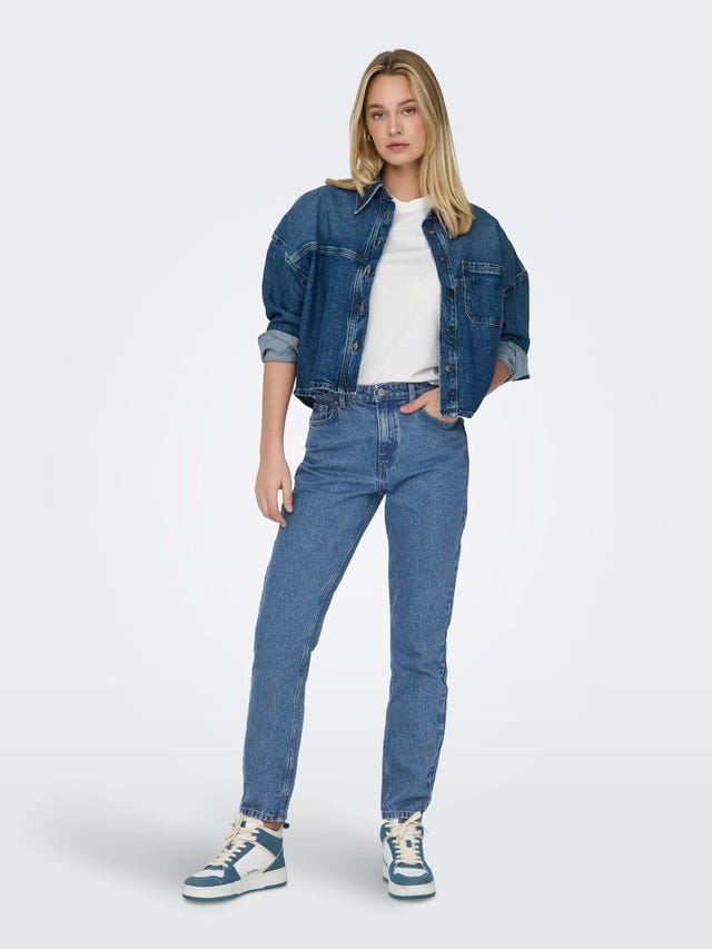 ONLY ONLJagger Life High Ankle Mom Jeans - 15242370