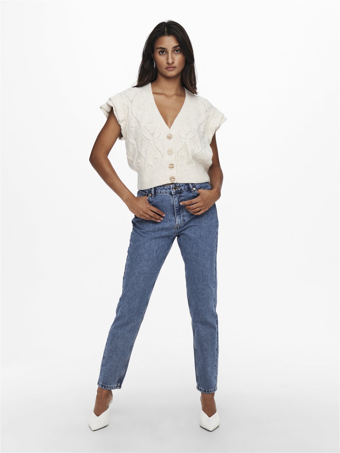 Jeans mom best sale fit taille haute