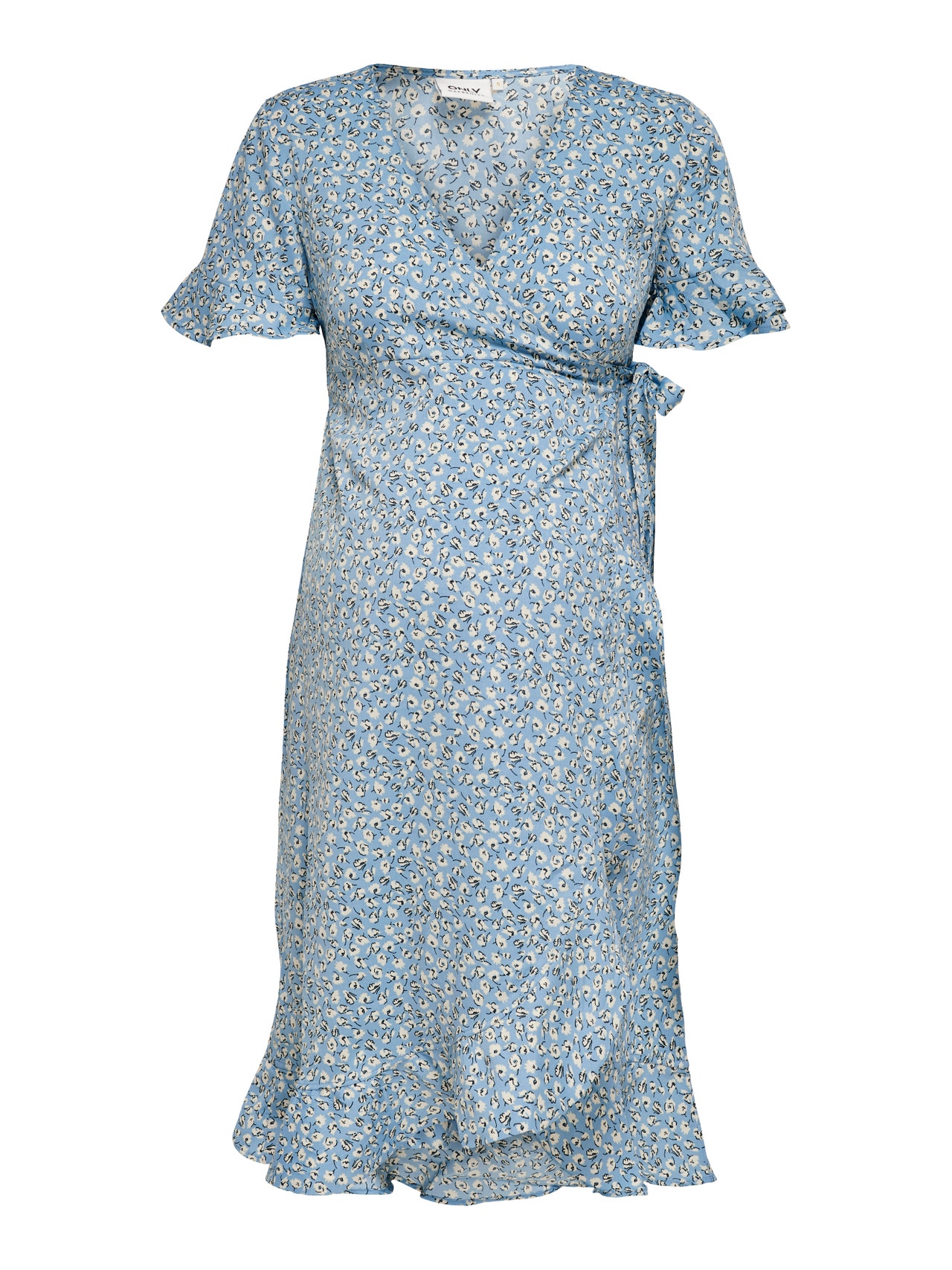 ONLY Mama wrap Dress -Dusk Blue - 15242371
