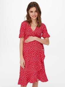 ONLY Mom porte-feuille Robe -Mars Red - 15242371