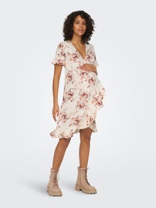 ONLY Mama wrap Dress -Whitecap Gray - 15242371