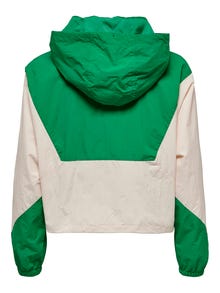 ONLY Hood with string regulation Ribbed cuffs Jacket -Birch - 15242436