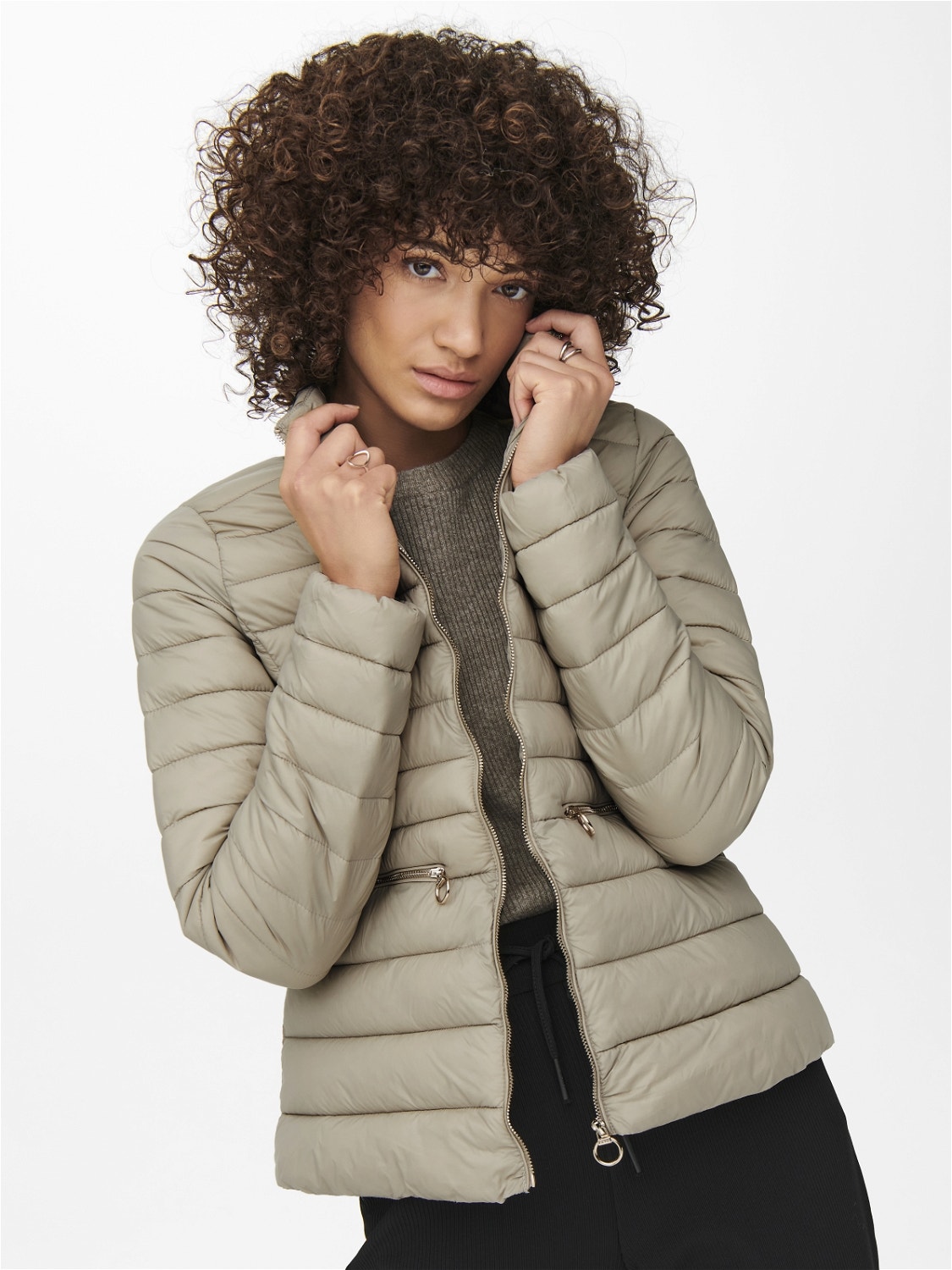 ONLY Puffer- Jacke -Trench Coat - 15242441