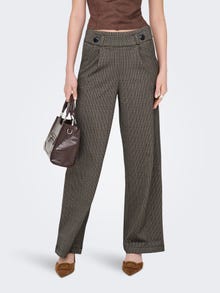 ONLY JDYGEGGO Wide Leg Fit Trousers -Cobblestone - 15242797