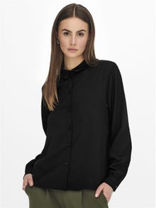 ONLY Klassisk Langermet skjorte -Black - 15242870