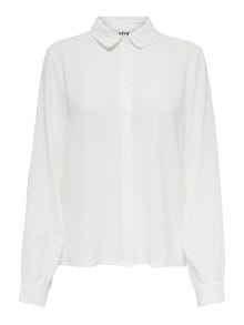 ONLY Regular Fit Shirt collar Buttoned cuffs Volume sleeves Shirt -Cloud Dancer - 15242870