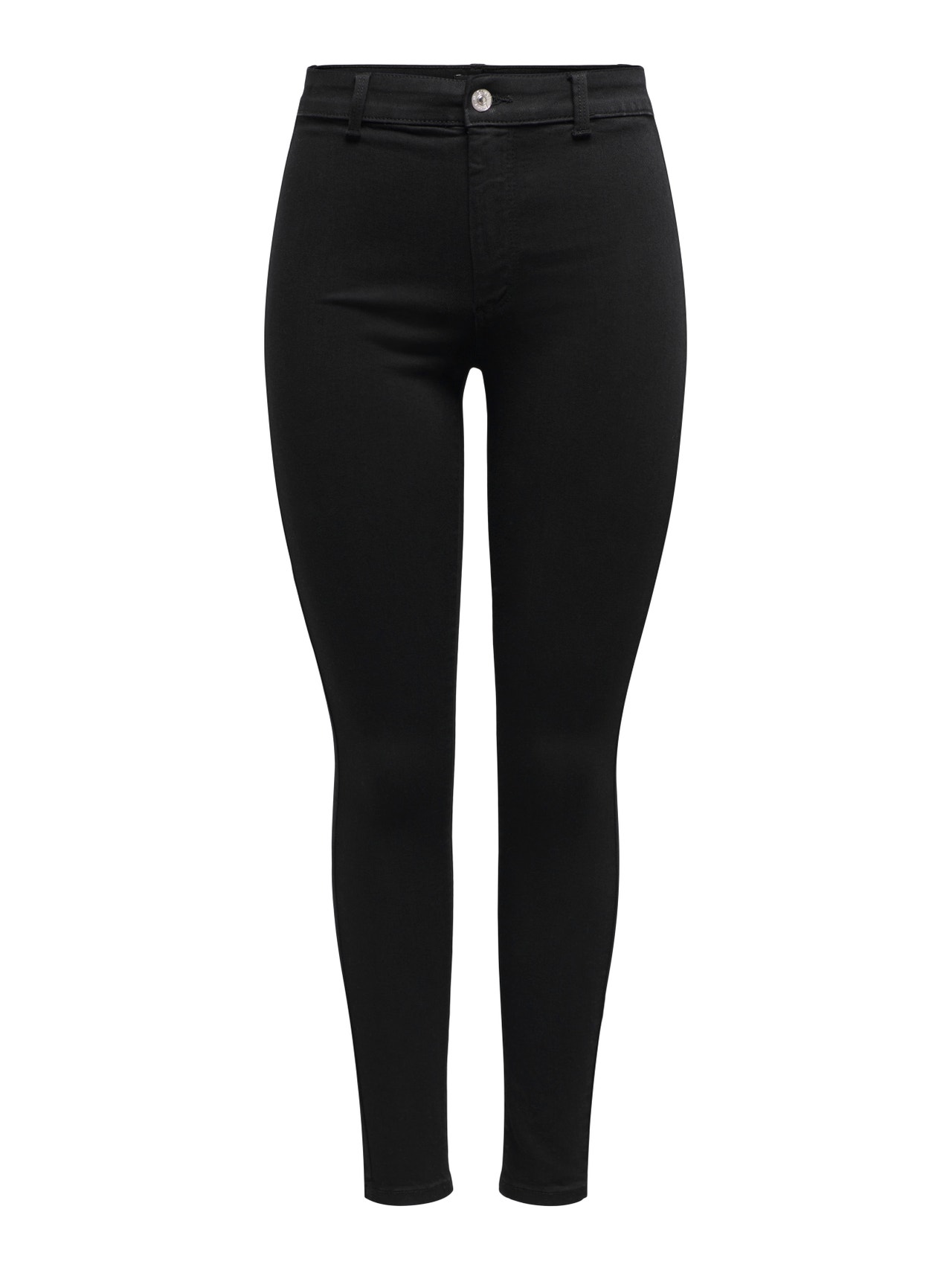 ONLY Skinny Fit High waist Jeans -Black - 15242940