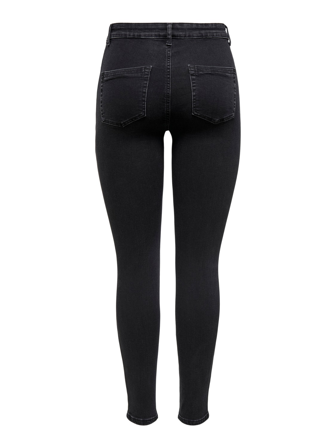 ONLY Skinny fit High waist Jeans -Black - 15242940