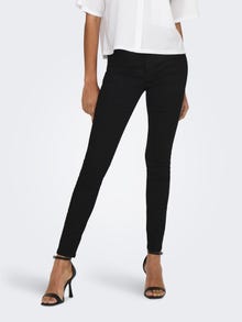 ONLY Skinny Fit High waist Jeans -Black - 15242940