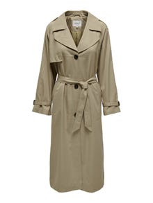 ONLY Lang Trenchcoat -Tannin - 15243111