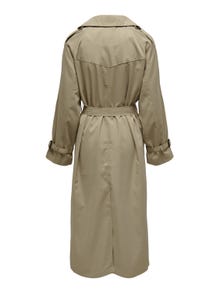 ONLY Long Trenchcoat -Tannin - 15243111