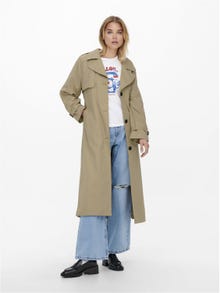 ONLY Lang Trenchcoat -Tannin - 15243111