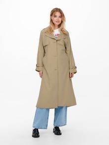 ONLY Tagakülg Mantel -Tannin - 15243111