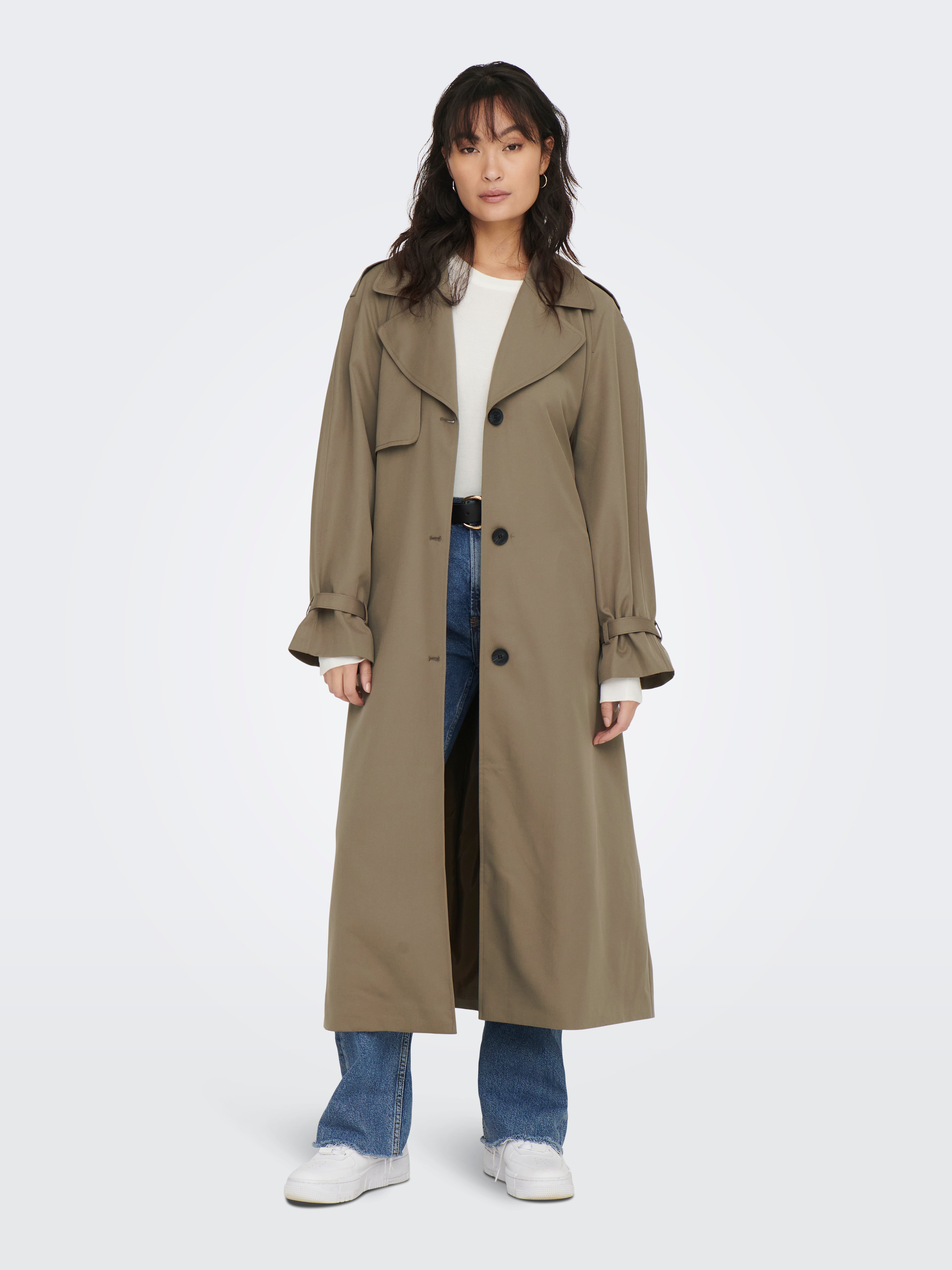 Long clearance thin coat