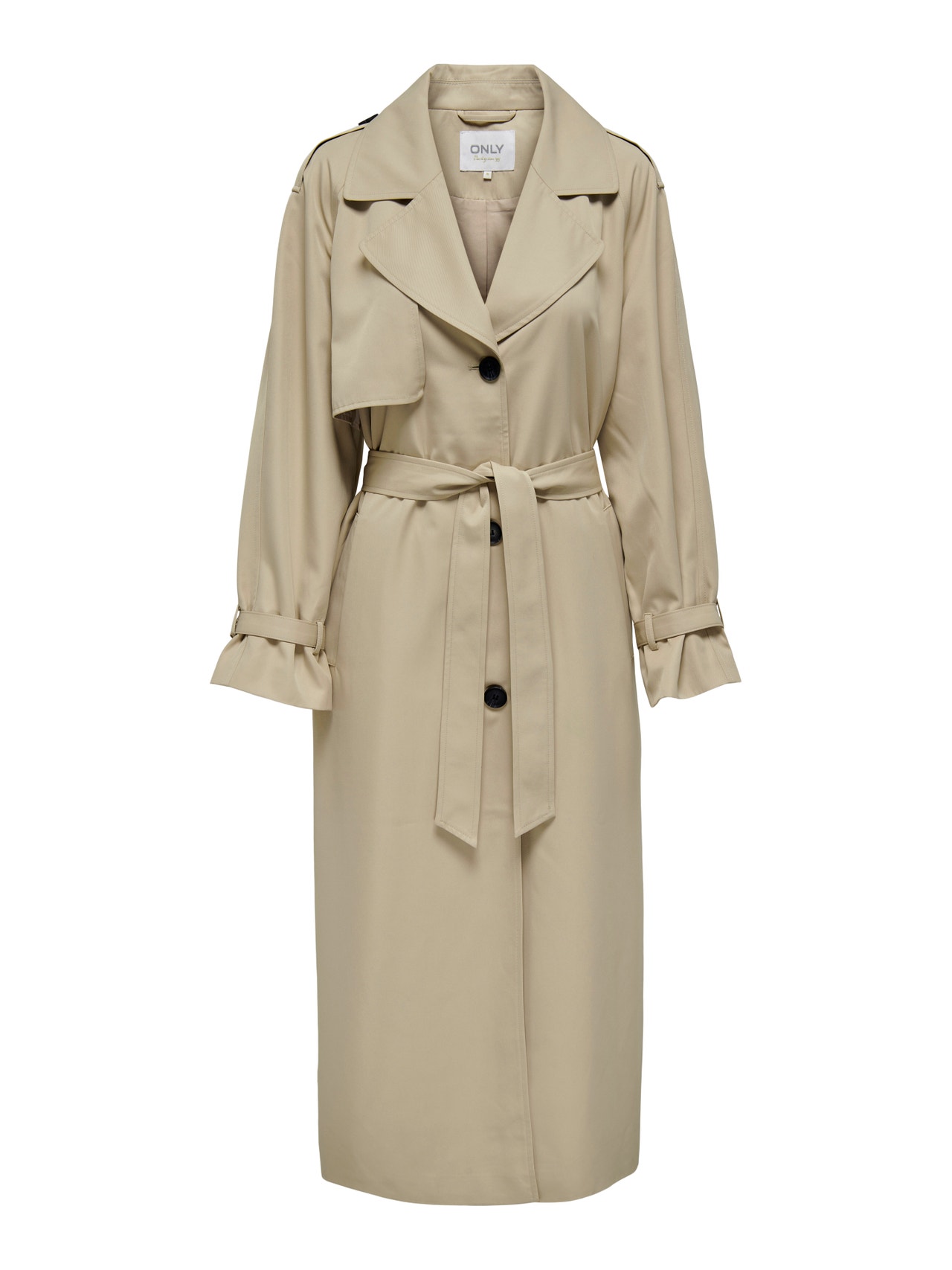 ONLY Long Trenchcoat -Humus - 15243111