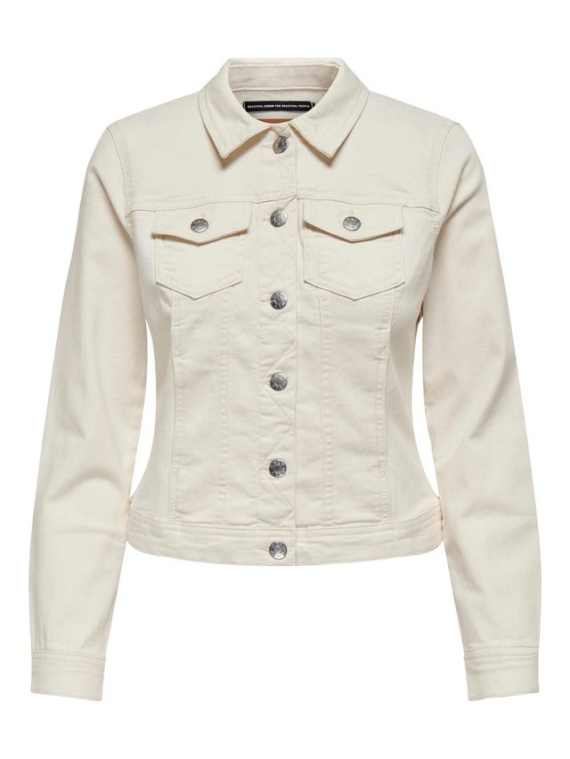 ONLY Spread collar Buttoned cuffs Jacket - 15243147
