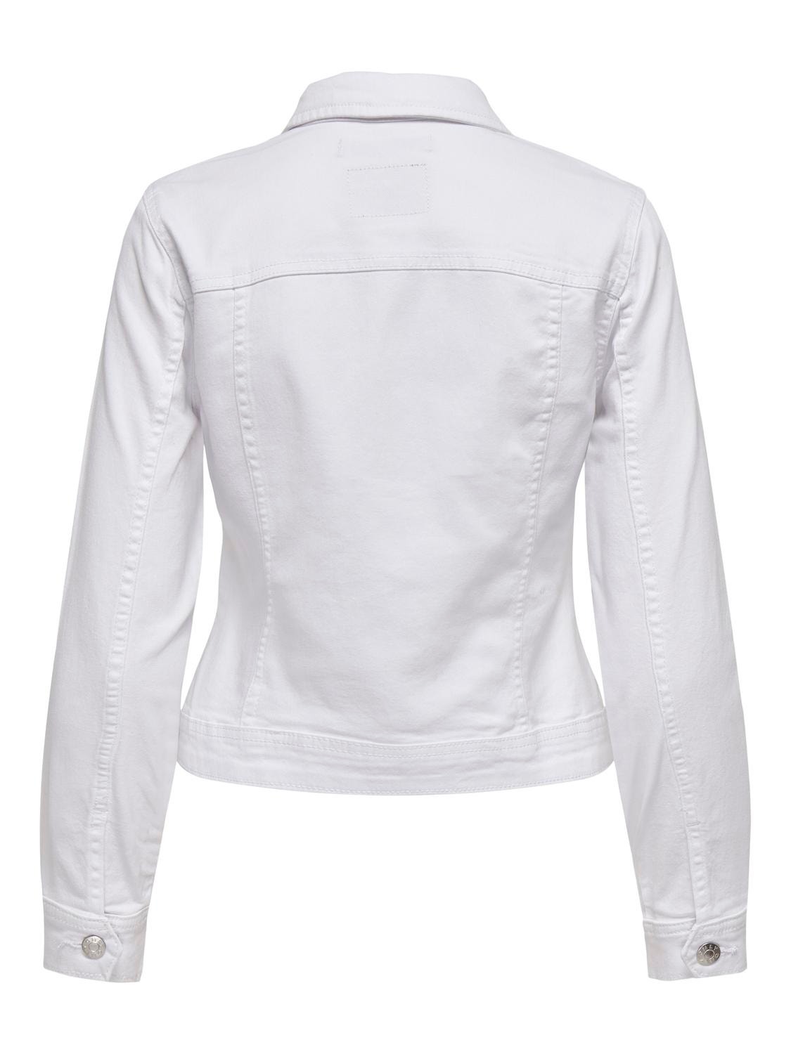 ONLY Getailleerd Spijkerjas -White - 15243147