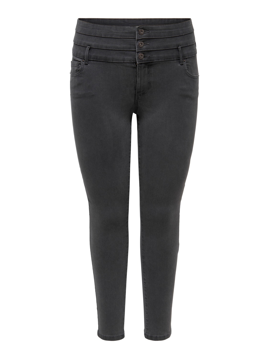 ONLY Skinny Fit High waist Jeans -Grey Denim - 15243161