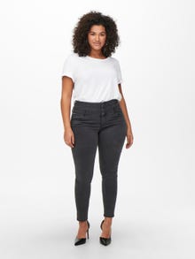 ONLY CARAugusta corsage jean taille haute -Grey Denim - 15243161
