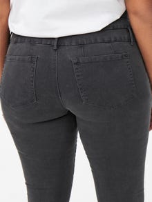 ONLY CARAugusta corset Jeans de talle alto -Grey Denim - 15243161