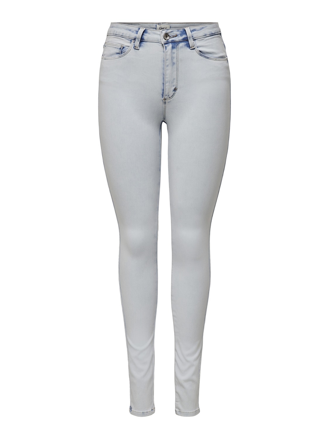 ONLY Skinny Fit High waist Jeans -Light Blue Denim - 15243175