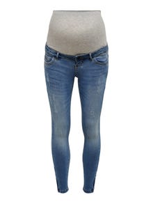 ONLY Mama OLMKendell ankle Jeans skinny fit -Medium Blue Denim - 15243182